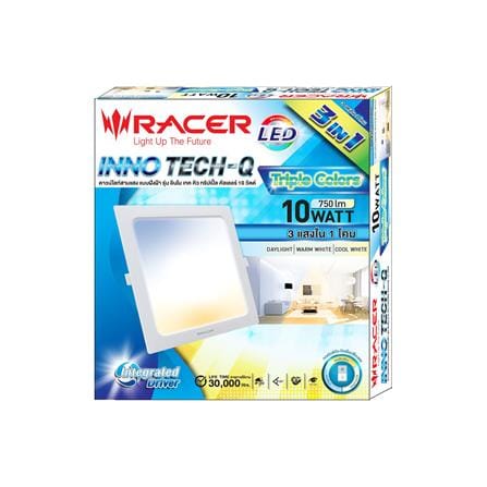 ดาวน์ไลท์ LED RACER INNOTECH-Q 4 นิ้ว 10 วัตต์ DAYLIGHT/COOL WHITE/WARM WHITE สีขาว_2