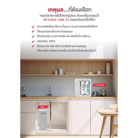 เครื่องกรองน้ำดื่ม ANGEL RO MAGIC CUBE X3_4