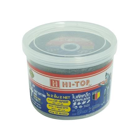 ใบตัดเหล็ก-สเตนเลส HI-TOP CD-4210B 4 นิ้ว x 1.0 มม._1