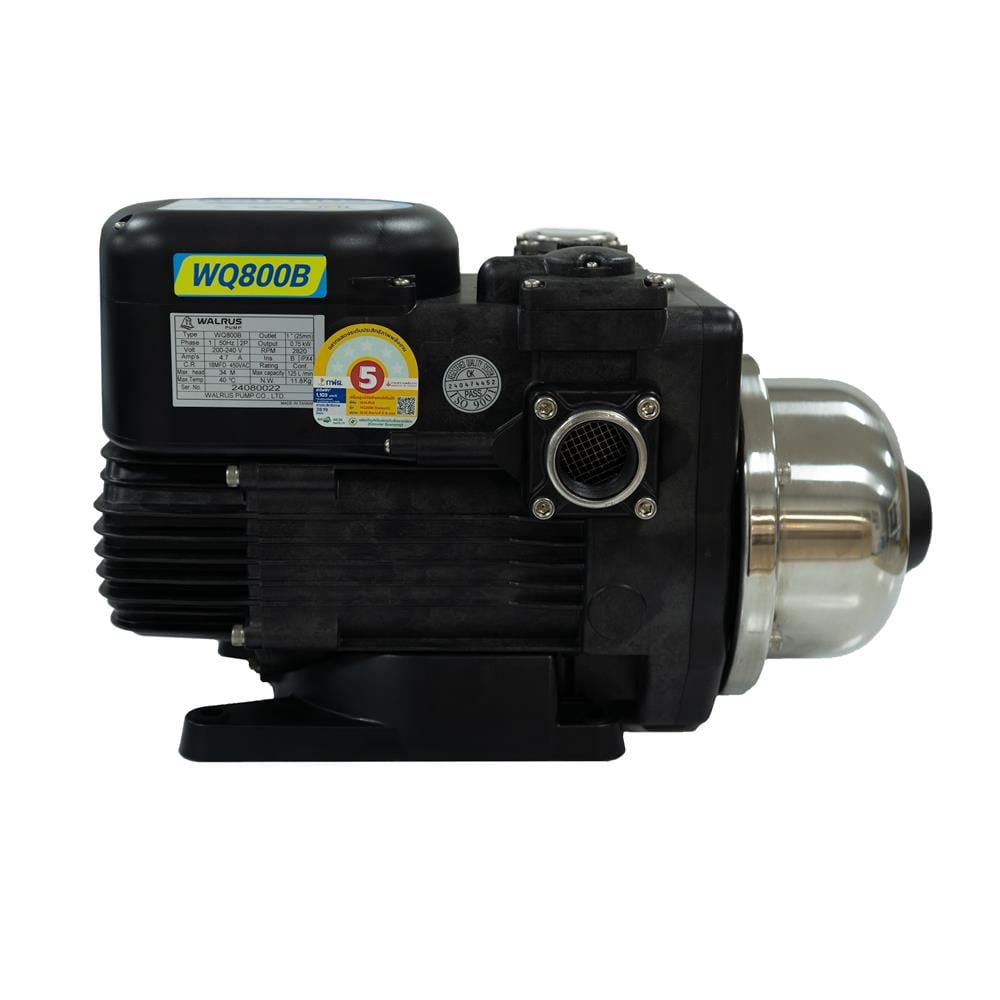 ปั๊มน้ำอัตโนมัติ WALRUS PUMP WQ800BC 750 วัตต์