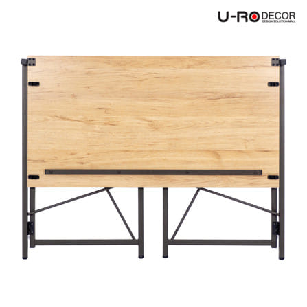 โต๊ะทำงาน U-RO DECOR BRAVE 100 ซม. สีโอ๊ค_7