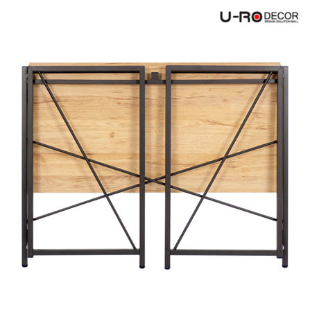 โต๊ะทำงาน U-RO DECOR BRAVE 100 ซม. สีโอ๊ค_8