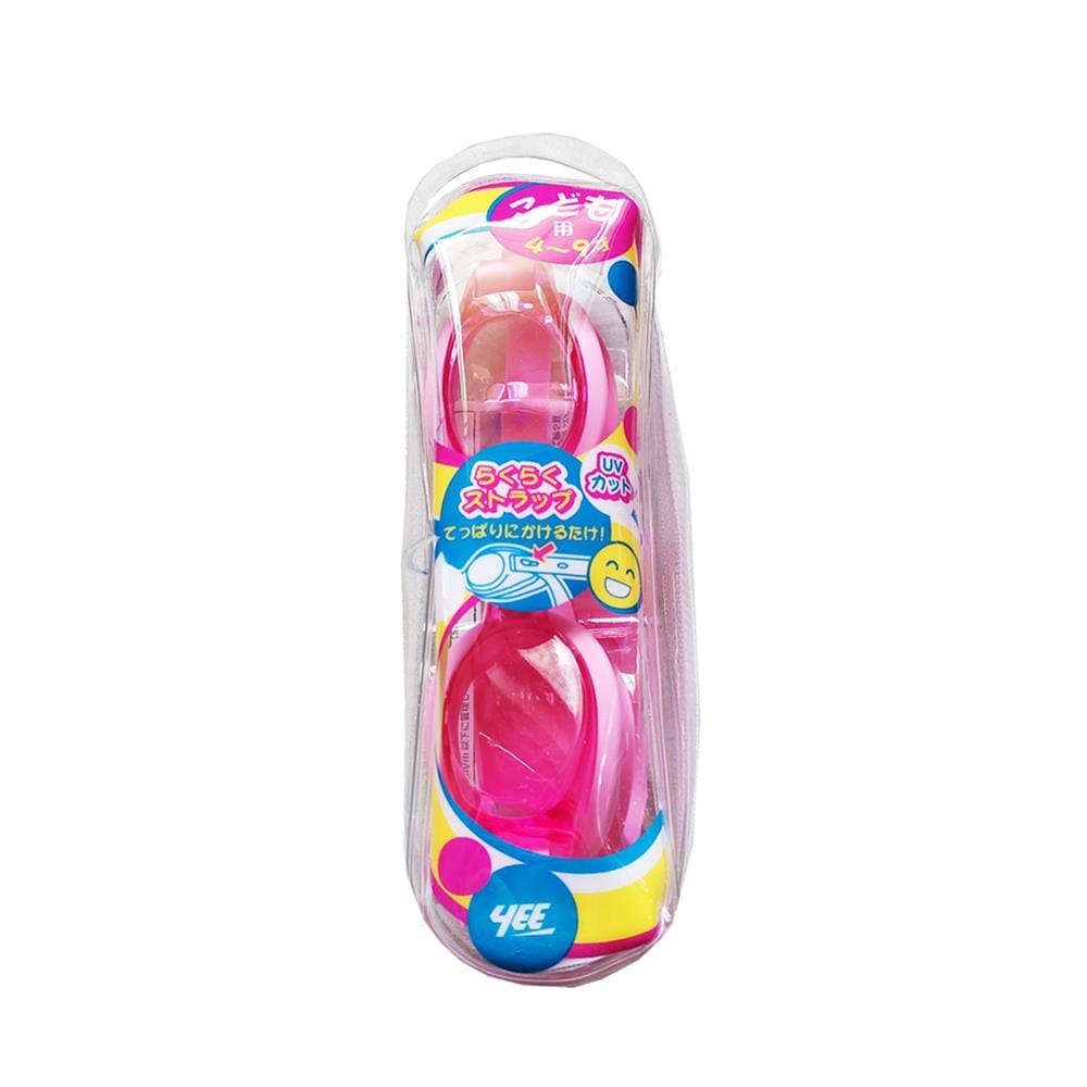 แว่นตาว่ายน้ำเด็ก TABATA Y7309 สีชมพู