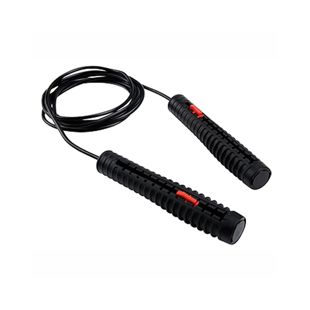 เชือกกระโดด ปรับสายได้ EXERCISE&nbsp;SG1228 PVC สีดำ