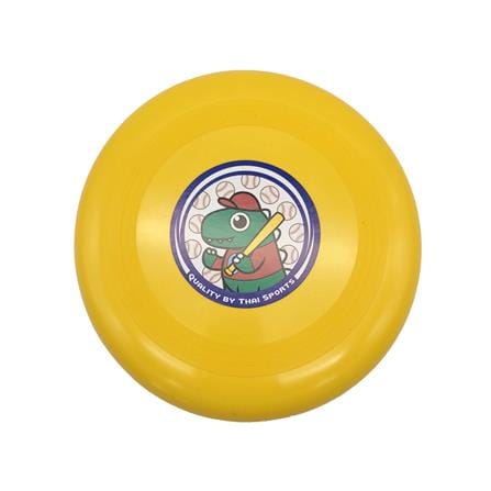 จานร่อน THAISPORTS ลายการ์ตูน สีเหลือง_1
