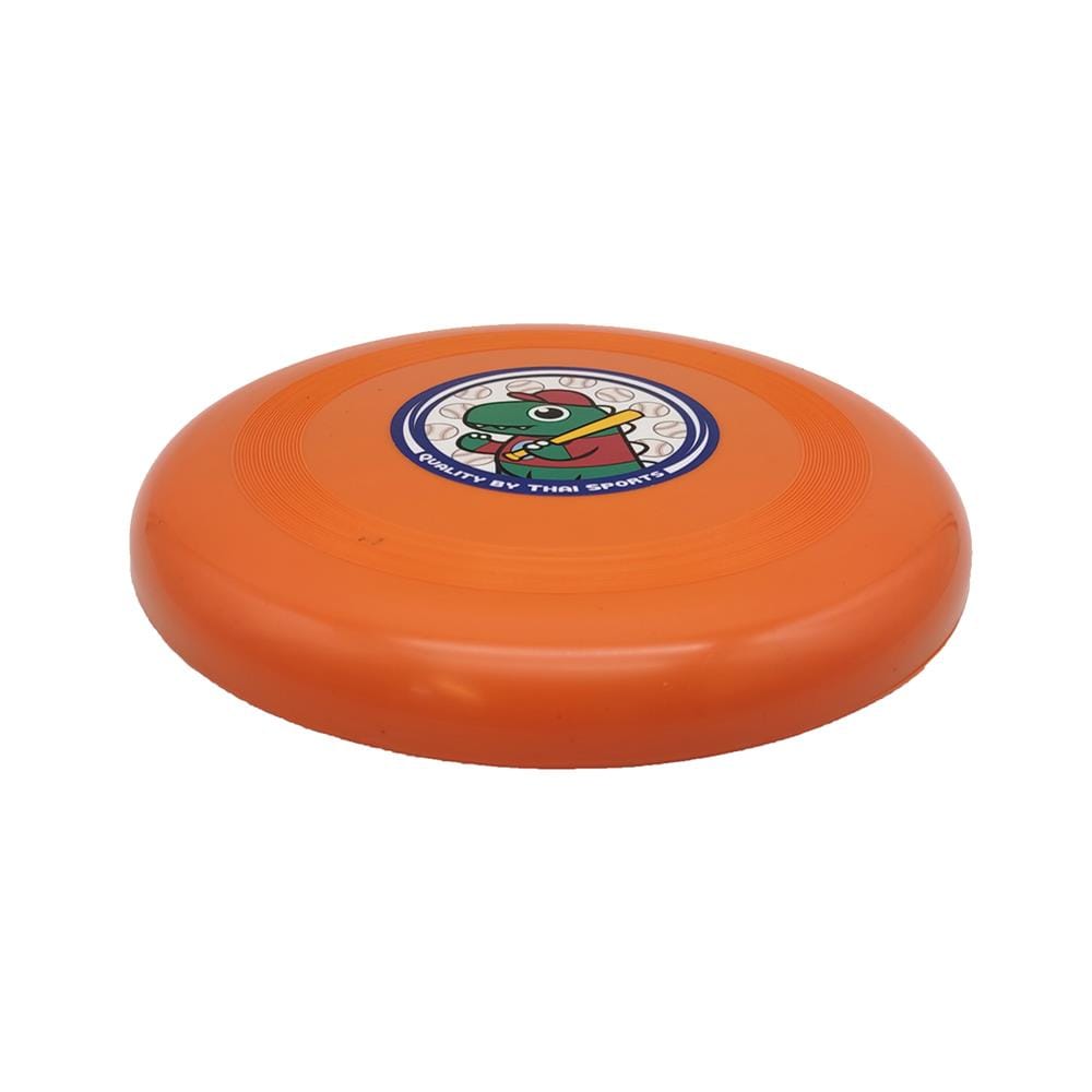 จานร่อน THAISPORTS ลายการ์ตูน สีส้ม