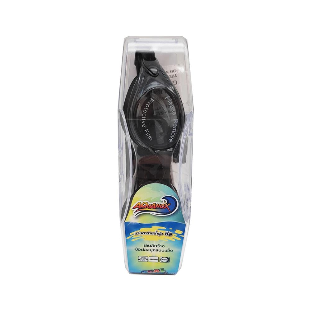 แว่นตาว่ายน้ำ AQUANOX G0337 สีดำ