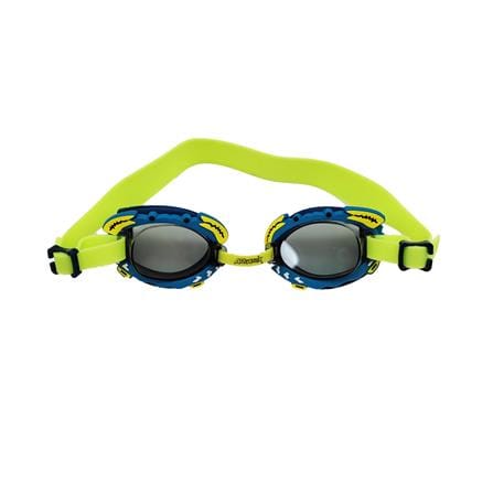 แว่นตาว่ายน้ำเด็ก AQUANOX G0611C สีฟ้า/เหลือง