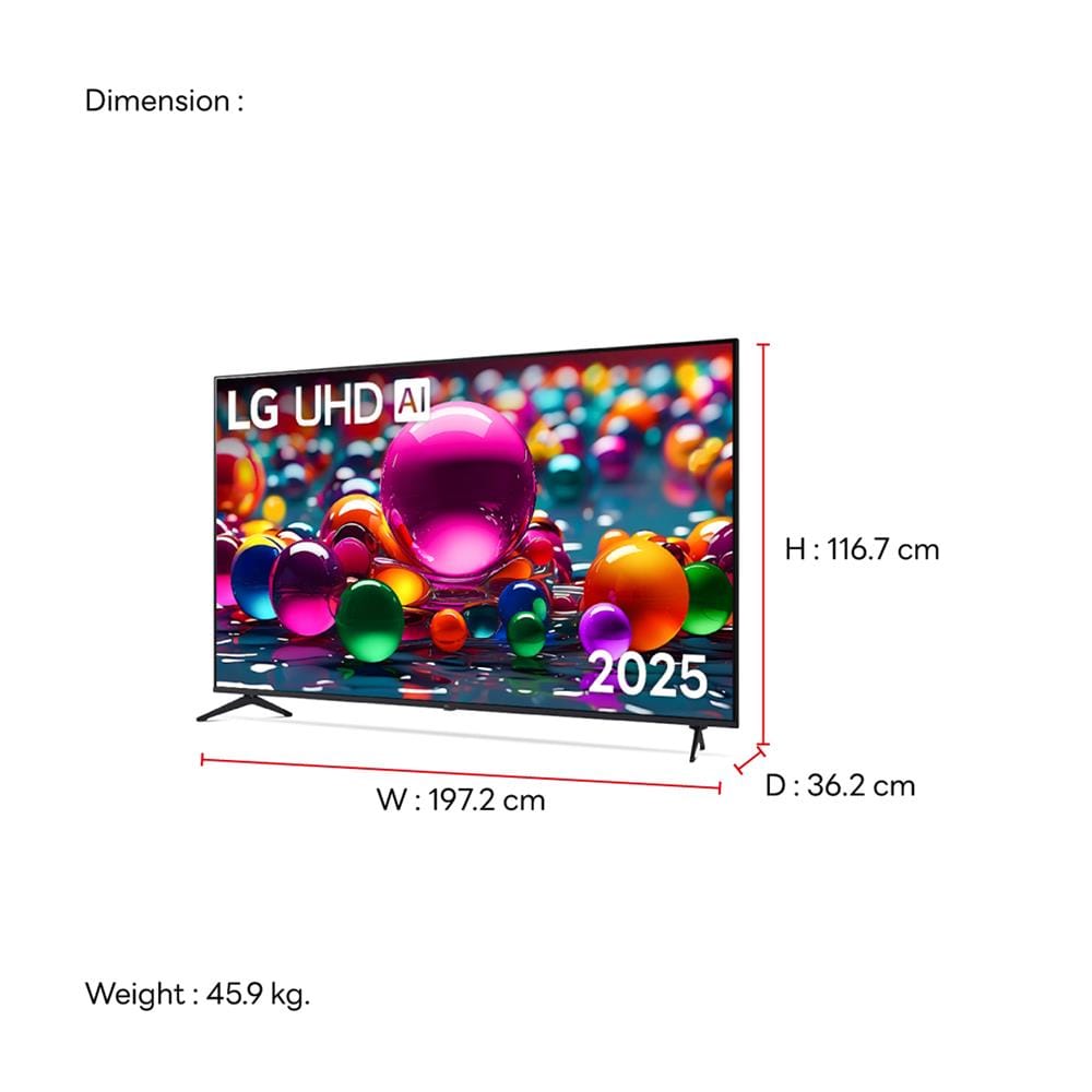ทีวีแอลอีดี 86 นิ้ว LG (4K, LED, SMART TV) 86UA8450PSA.ATMQ