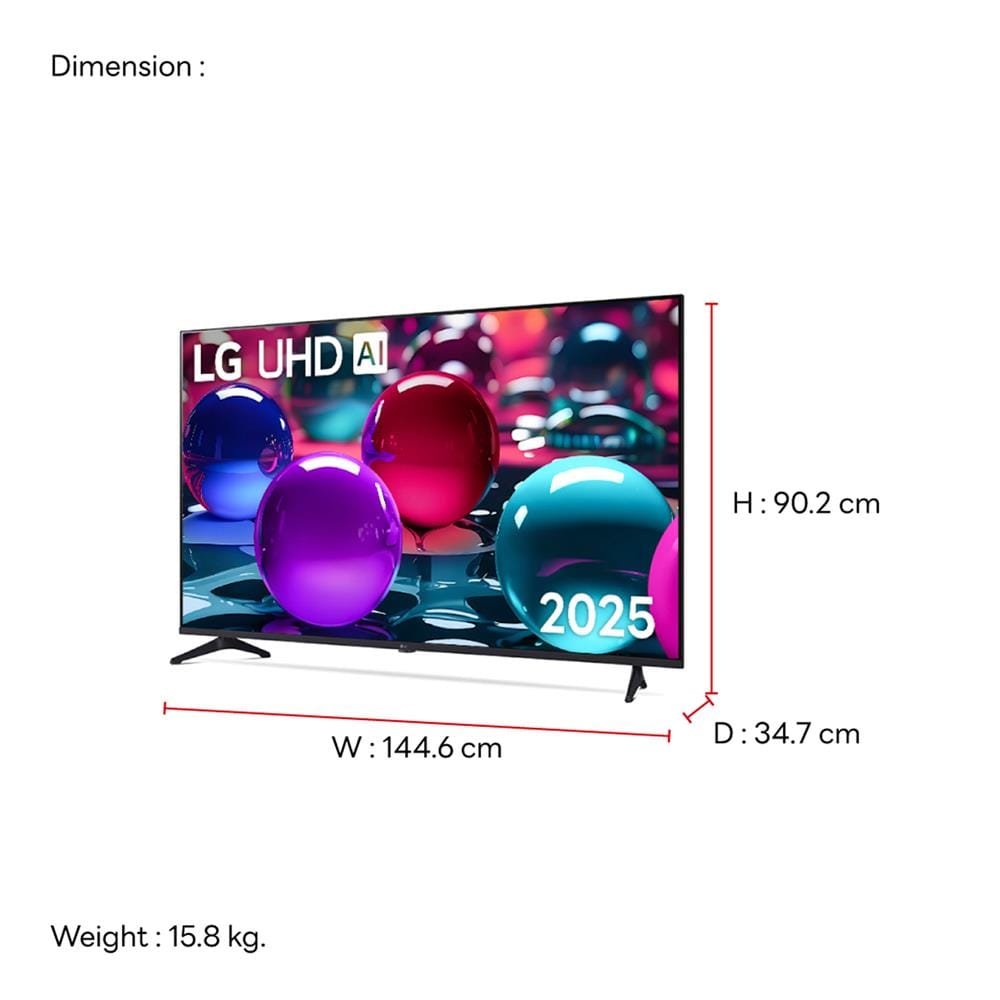 ทีวีแอลอีดี 65 นิ้ว LG (4K, LED, SMART TV) 65UA7350PSB.ATMQ