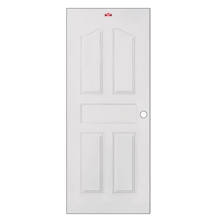 ประตูภายนอกเหล็ก เจาะลูกบิด PROFESSIONAL DOOR G1C 79.2x199.4 ซม. สีครีม