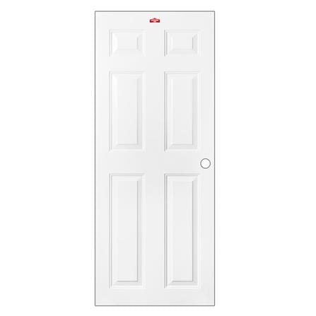 ประตูภายนอกเหล็ก เจาะลูกบิด PROFESSIONAL DOOR A2W 89.2x199.4 ซม. สีขาว_0