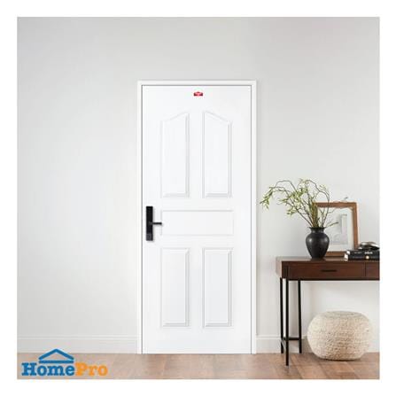 ประตูภายนอกเหล็ก เจาะลูกบิด PROFESSIONAL DOOR G1W 79.2x199.4 ซม. สีขาว_2