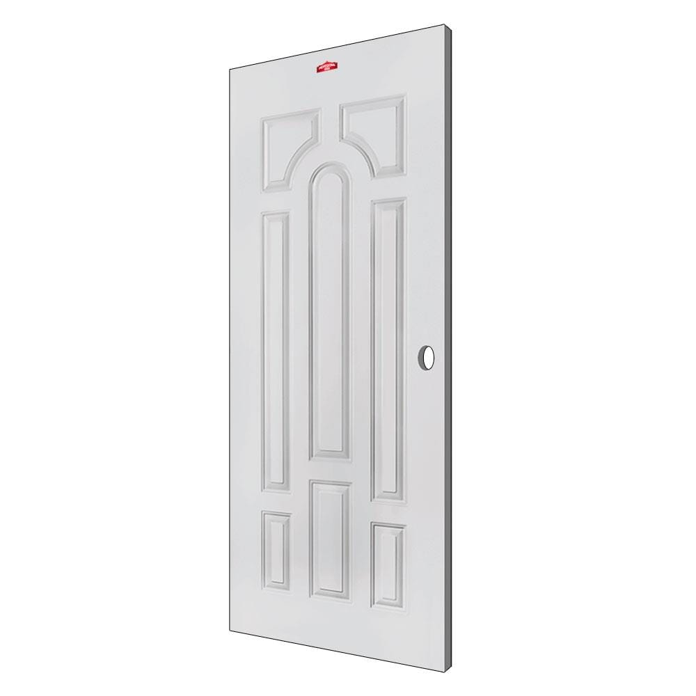 ประตูภายนอกเหล็ก เจาะลูกบิด PROFESSIONAL DOOR L2C 89.2x199.4 ซม. สีครีม