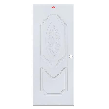 ประตูภายนอกเหล็ก เจาะลูกบิด PROFESSIONAL DOOR R1G 79.2x199.4 ซม. สีเทา_0