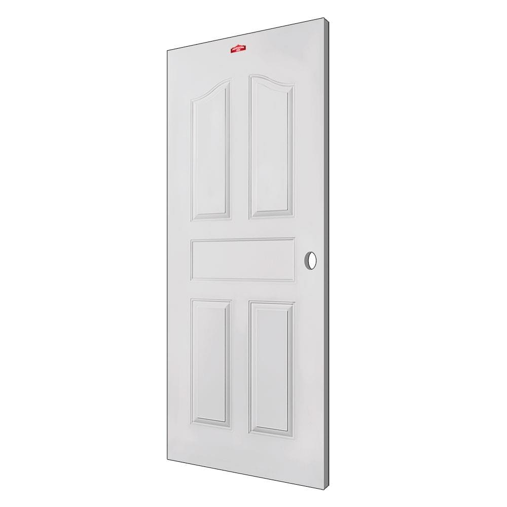ประตูภายนอกเหล็ก เจาะลูกบิด PROFESSIONAL DOOR G2C 89.2x199.4 ซม. สีครีม