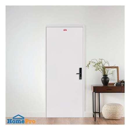 ประตูภายนอกเหล็ก เจาะลูกบิด PROFESSIONAL DOOR D2C 89.2x199.4 ซม. สีครีม_2