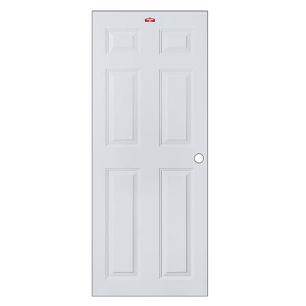 ประตูภายนอกเหล็ก เจาะลูกบิด PROFESSIONAL DOOR A2G 89.2x199.4 ซม. สีเทา_0