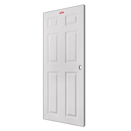 ประตูภายนอกเหล็ก เจาะลูกบิด PROFESSIONAL DOOR A2C 89.2x199.4 ซม. สีครีม_1