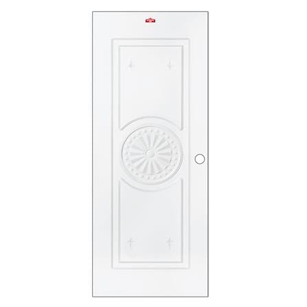 ประตูภายนอกเหล็ก เจาะลูกบิด PROFESSIONAL DOOR I1W 79.2x199.4 ซม. สีขาว