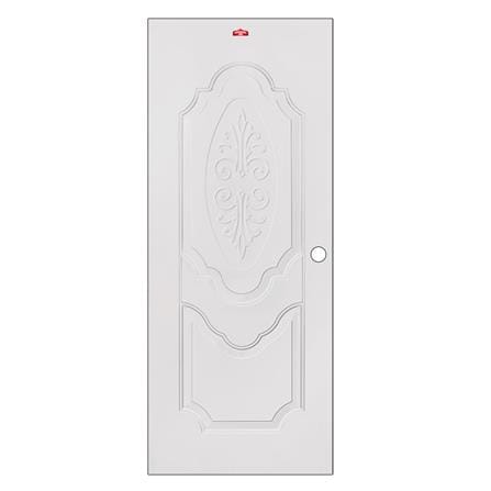 ประตูภายนอกเหล็ก เจาะลูกบิด PROFESSIONAL DOOR R1C 79.2x199.4 ซม. สีครีม