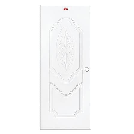 ประตูภายนอกเหล็ก เจาะลูกบิด PROFESSIONAL DOOR R2W 89.2x199.4 ซม. สีขาว_0