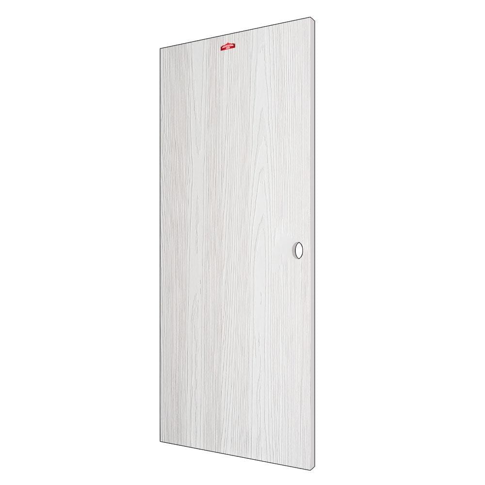 ประตูภายนอกเหล็ก เจาะลูกบิด PROFESSIONAL DOOR WD1W 79.2x199.4 ซม. สีขาวเม็ดทราย