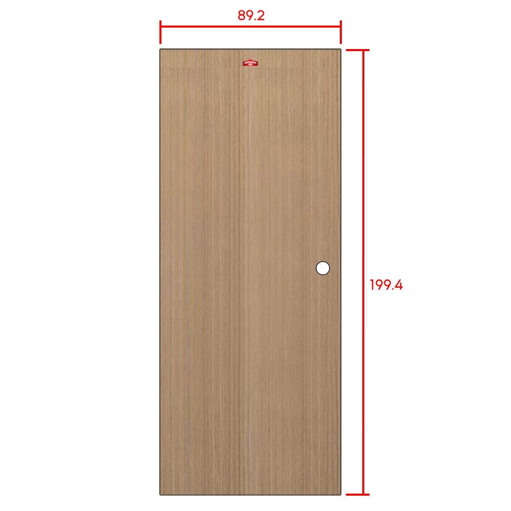ประตูภายในเหล็ก เจาะลูกบิด PROFESSIONAL DOOR D2-40 89.2x199.4 ซม. สีน้ำตาล
