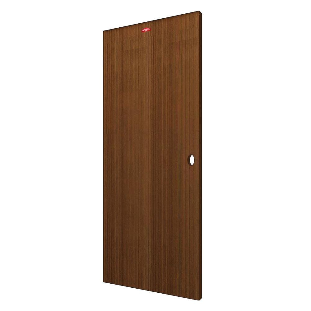 ประตูภายในเหล็ก เจาะลูกบิด PROFESSIONAL DOOR D1-38 79.2x199.4 ซม. สีโอ๊ค