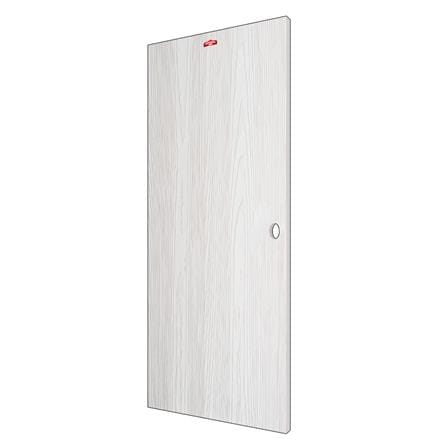 ประตูภายนอกเหล็ก เจาะลูกบิด PROFESSIONAL DOOR WD2W 89.2x199.4 สีขาวเม็ดทราย_1