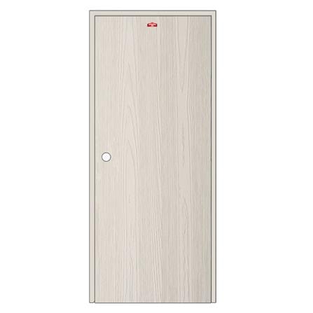 ชุดประตูเหล็ก เจาะลูกบิด PROFESSIONAL DOOR FR2LC+WD2C 96.4x203.5 ซม. สีครีม