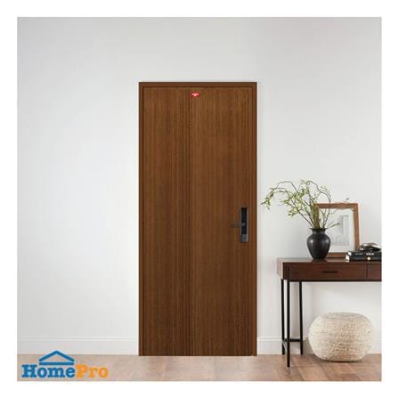 ชุดประตูภายในเหล็ก เจาะลูกบิด PROFESSIONAL DOOR FR2RBW+D238 96.4x203.5 ซม. สีน้ำตาล_3