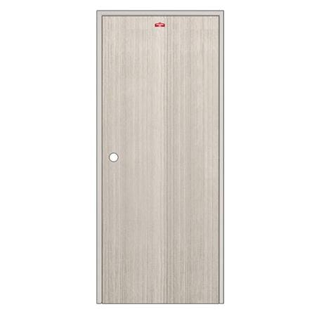 ชุดประตูภายในเหล็ก เจาะลูกบิด PROFESSIONAL DOOR FR1LG+D141 86.4x203.5 ซม. สีเทา_0