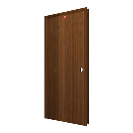 ชุดประตูภายในเหล็ก เจาะลูกบิด PROFESSIONAL DOOR FR1RBW+D138 86.4x203.5 ซม. สีน้ำตาล_1