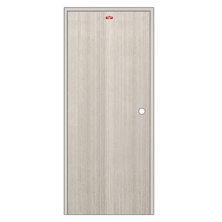 ชุดประตูภายในเหล็ก เจาะลูกบิด PROFESSIONAL DOOR FR1RG+D141 86.4x203.5 ซม. สีเทา_0