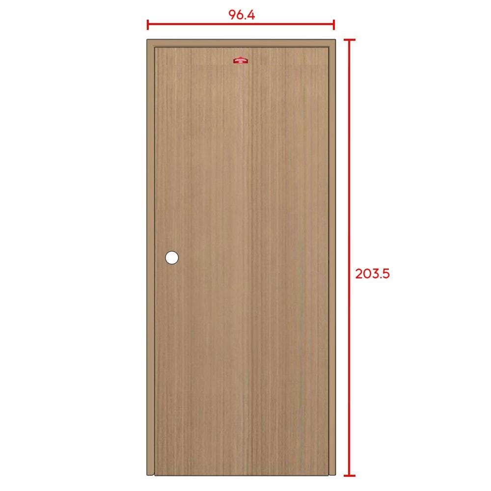 ชุดประตูภายในเหล็ก เจาะลูกบิด PROFESSIONAL DOOR FR2LC+D240 96.4x203.5 ซม. สีครีม