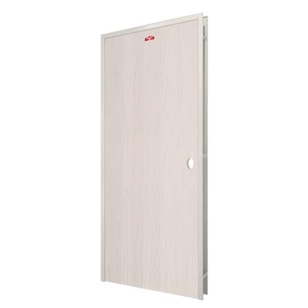 ชุดประตูเหล็ก เจาะลูกบิด PROFESSIONAL DOOR FR1RC+WD1C PF 86.4x203.5 ซม. สีครีม_1