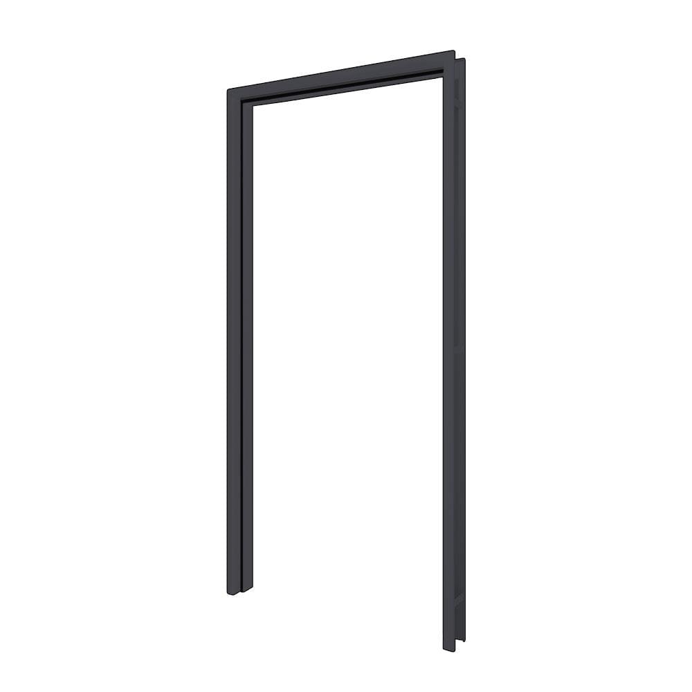 วงกบประตูเหล็ก PROFESSIONAL DOOR FR2LBK 96.4x203.5 ซม. สีเทาเม็ดทราย