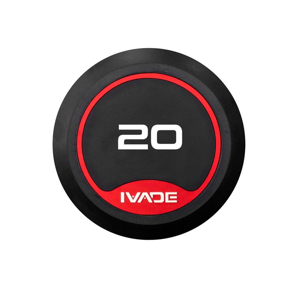 ดัมเบลกลมหุ้มยาง IVADE MD2104 20 กก. (แพ็ก 2 ชิ้น)