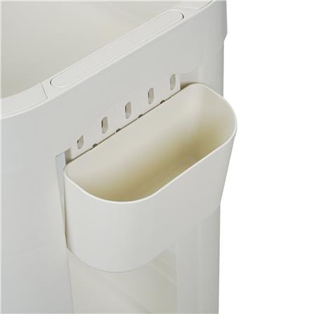 ชั้นพลาสติก 3 ชั้นพร้อมล้อ STACKO DREMI 52x30x92 ซม. สีขาว_3