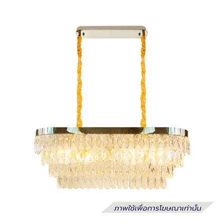 ไฟช่อ CARINI KM9859-80L สีเงิน/ใส 10 หัว