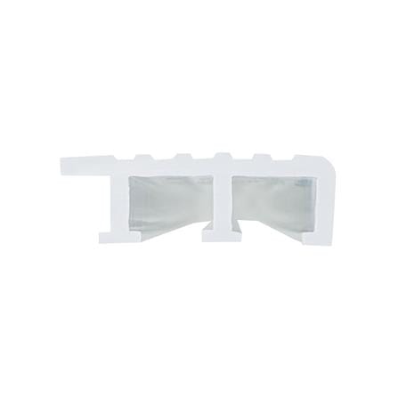 จมูกบันได PVC TARA 45 มม. x 1.5 ม. สีขาว_2