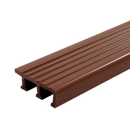 จมูกบันได PVC TARA 45 มม. x 2 ม. สีน้ำตาลเข้ม_0