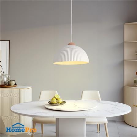 ไฟช่อ CARINI MS24131WH สีขาว/น้ำตาล 1 หัว_3
