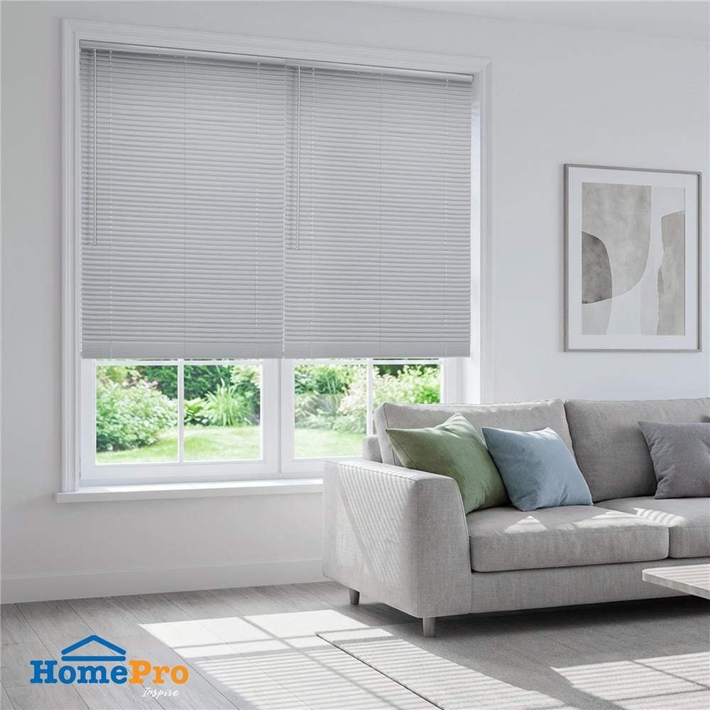 มู่ลี่ไวนิล HOME LIVING STYLE CORDLESS 90X160 ซม. สีเทา