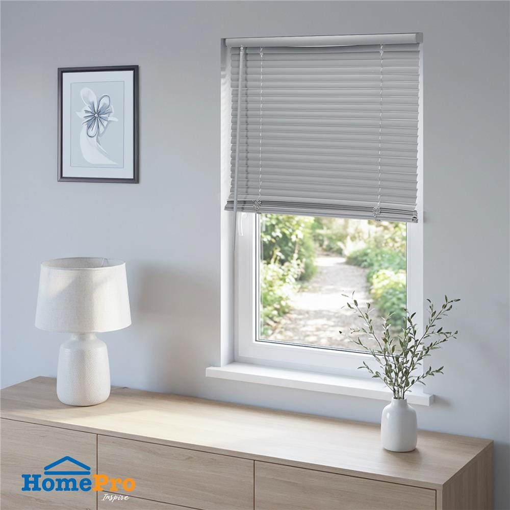 มู่ลี่ไวนิล HOME LIVING STYLE CORDLESS 70x130CM ซม. สีเทา