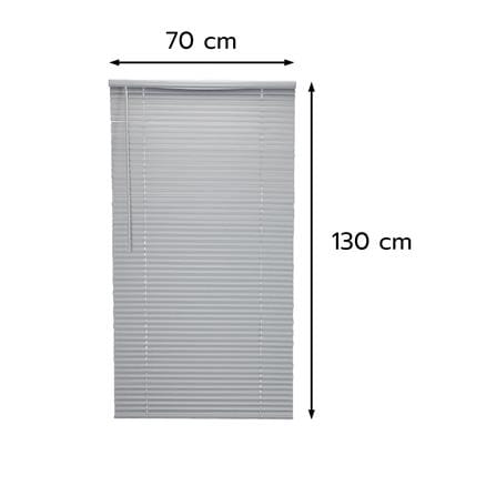มู่ลี่ไวนิล HOME LIVING STYLE CORDLESS 70x130CM ซม. สีเทา_7