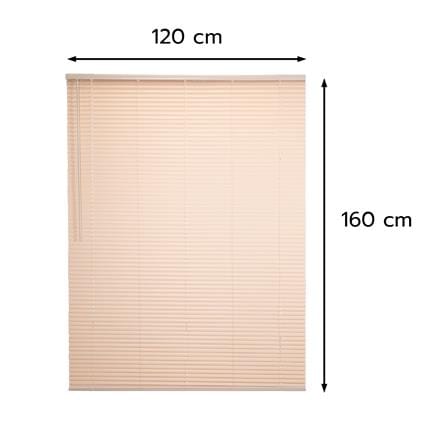 มู่ลี่ไวนิล HOME LIVING STYLE CORDLESS 120x160 ซม. สีครีม_7