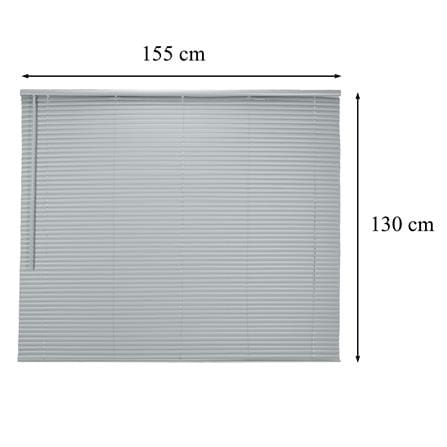 มู่ลี่ไวนิล HOME LIVING STYLE CORDLESS 155x130 ซม. สีเทา_8