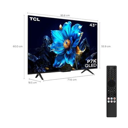 ทีวี คิวแอลอีดี 43 นิ้ว TCL (4K, QLED, GOOGLE TV) 43P7K_13